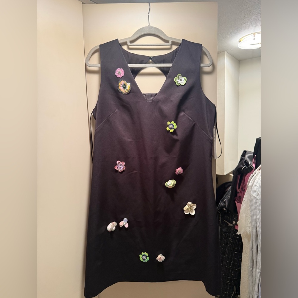 Nicole Miller Sheath Dress with Cut-Out Embellishments